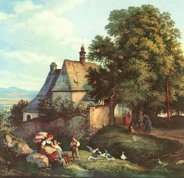 Adrian Ludwig Richter St.-Annen-Kirche zu Graupen in Bohmen